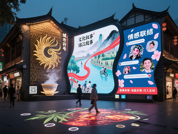 成都LED顯示屏的&ldquo;城市表情&rdquo;：如何通過大屏傳遞城市精神？