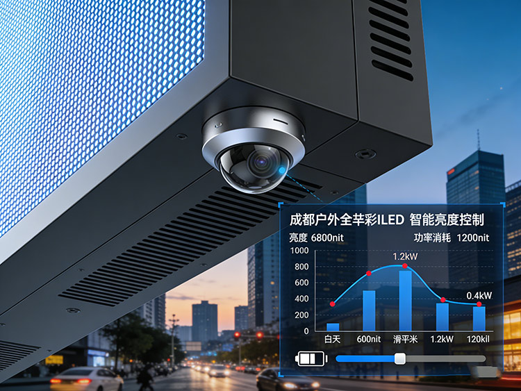成都戶外全彩屏的能耗與運維成本真相：智能控制、遠(yuǎn)程診斷與壽命評估